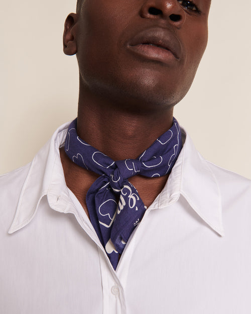 Le bandana je t'aime Papa - charbon - émoi émoi   - 2 