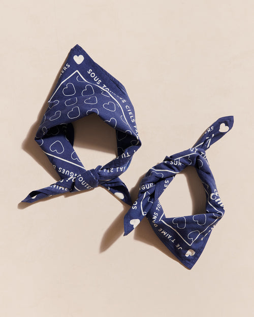 Le bandana je t'aime Mama - charbon - émoi émoi   - 2 