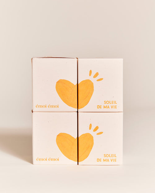 La bougie tasse Soleil de ma vie - jaune - émoi émoi   - 4 