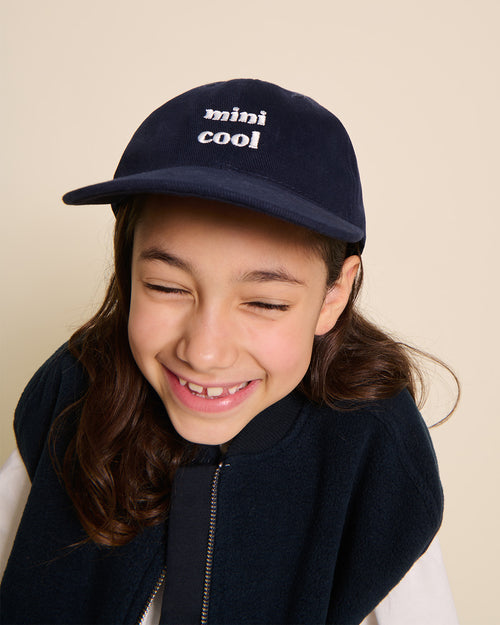 La casquette Mini cool - charbon - émoi émoi   - 1 