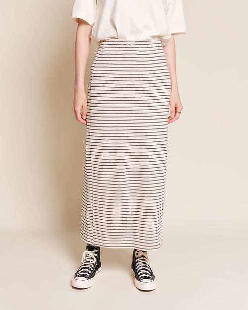 La jupe Alma en coton bio - rayures - émoi émoi   - 2 