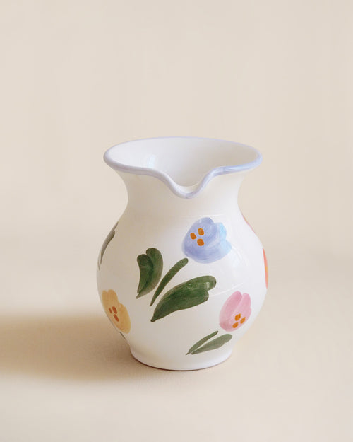 Le pichet tulipes peint à la main - Molleni x émoi émoi - émoi émoi   - 2 