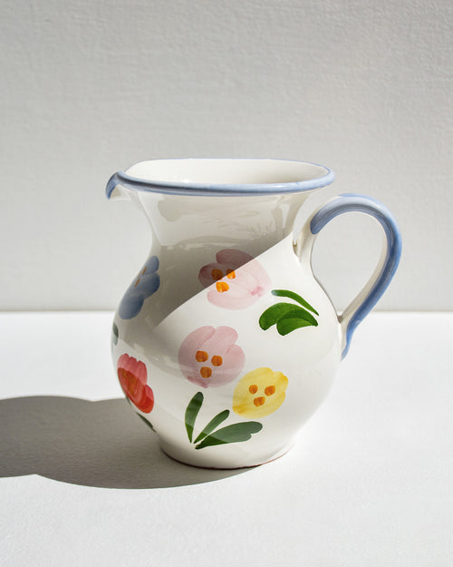 Le pichet tulipes peint à la main - Molleni x émoi émoi - émoi émoi   - 4 