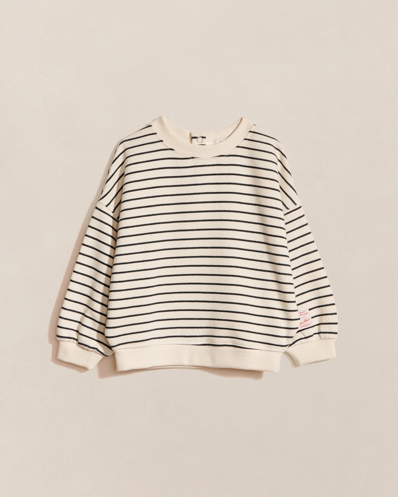 Le sweat Sam en coton bio - rayures