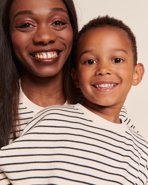 Le sweat Sam en coton bio - rayures - émoi émoi   - 4 