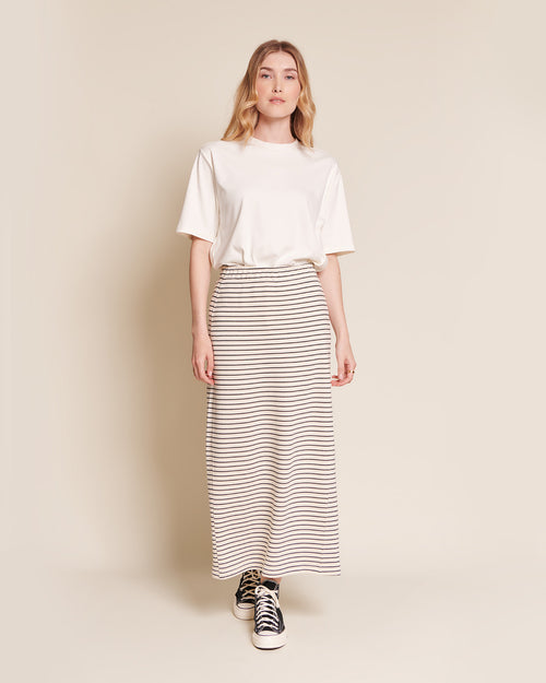 La jupe Alma en coton bio - rayures - émoi émoi   - 4 