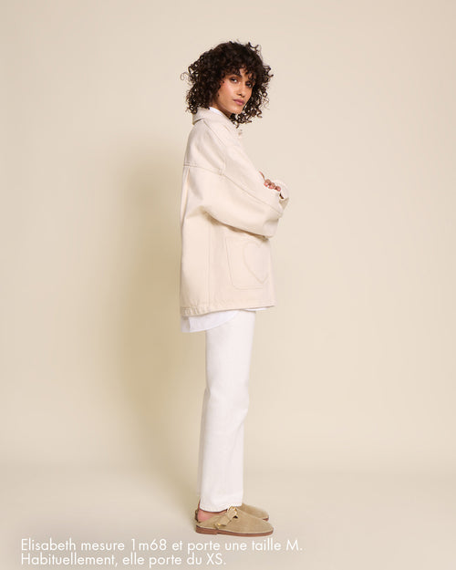 La veste Viggo en coton bio - naturel - émoi émoi   - 2 