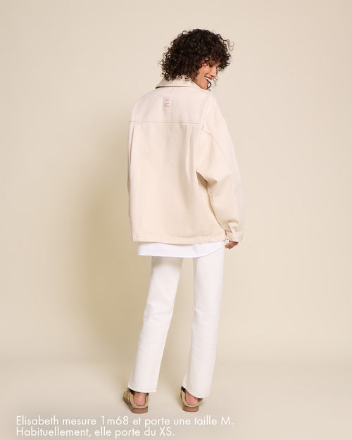 La veste Viggo en coton bio - naturel - émoi émoi   - 4 