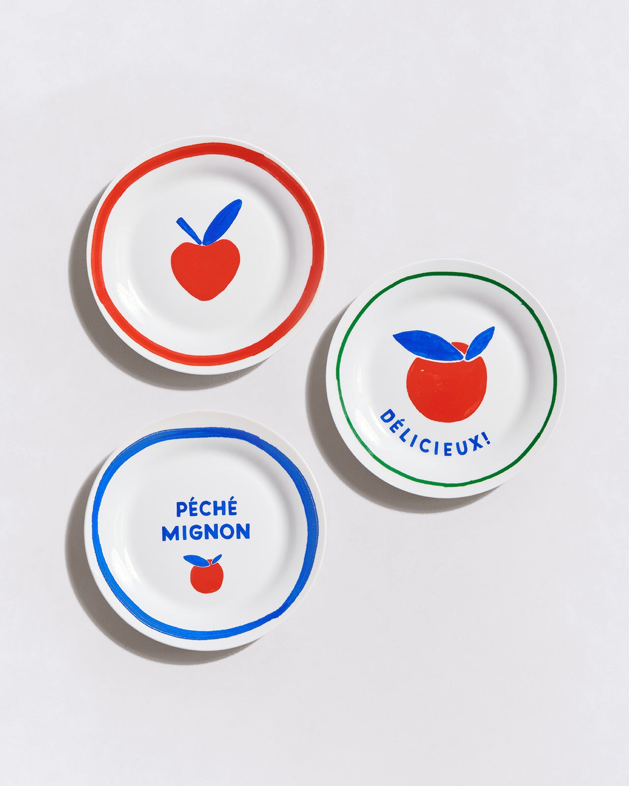 Le lot de 3 assiettes Fruit market - 19 cm