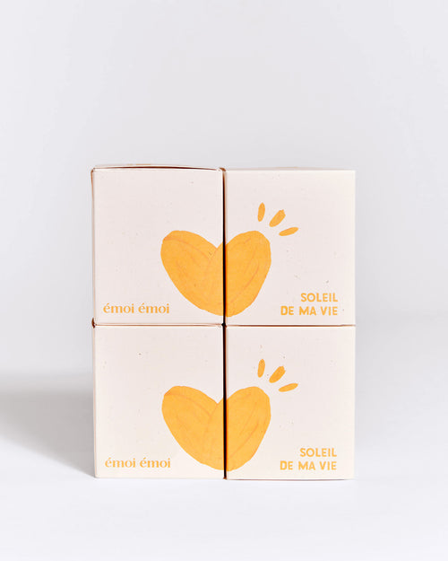 La bougie tasse Soleil de ma vie - jaune - émoi émoi   - 4 