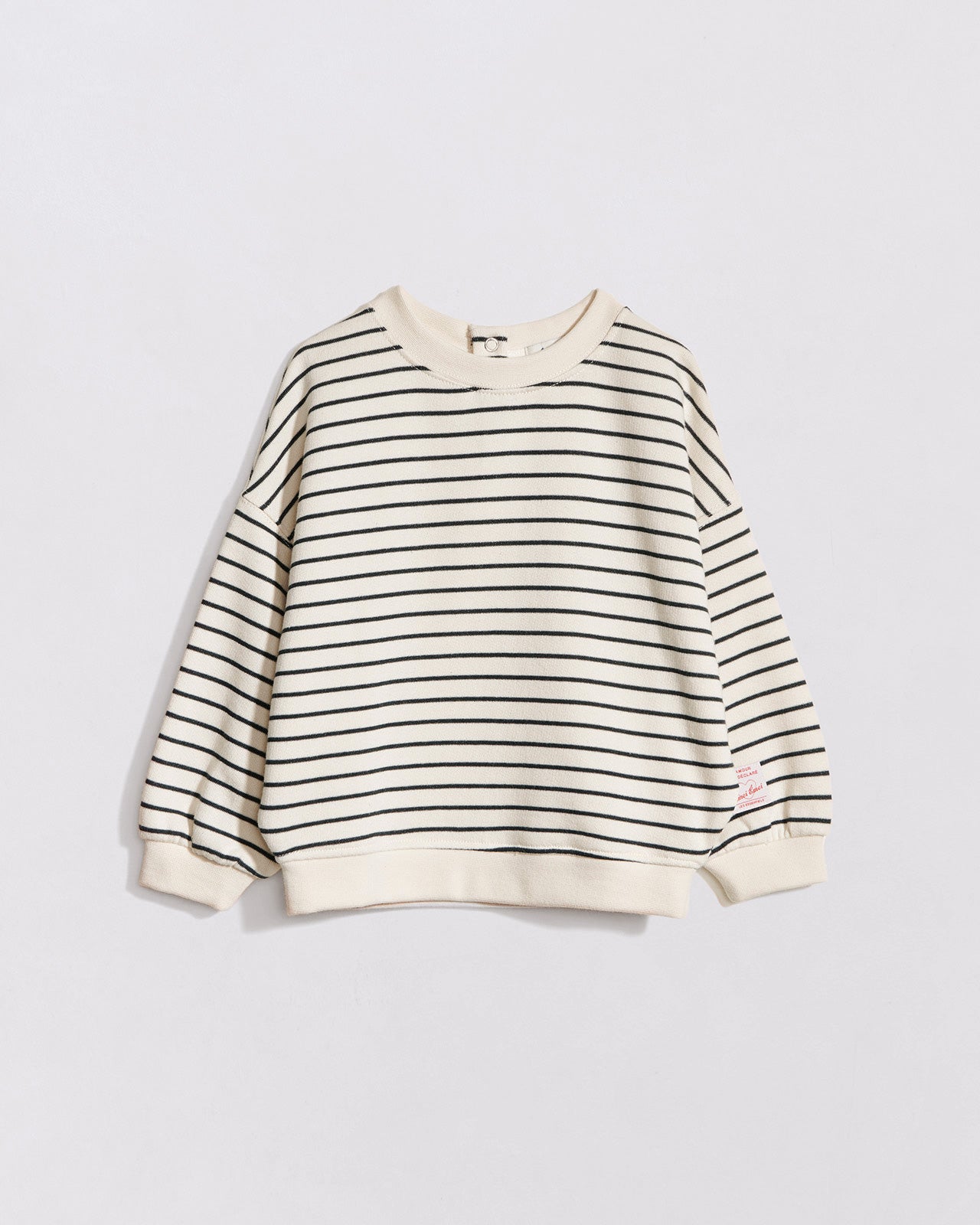 Le sweat Sam en coton bio - rayures