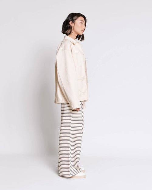 Le pantalon Pauline en coton bio - rayures - émoi émoi   - 4 