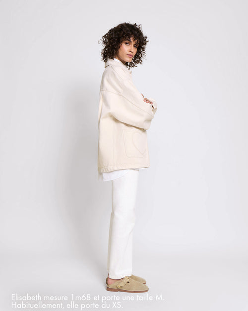 La veste Viggo en coton bio - naturel - émoi émoi   - 2 