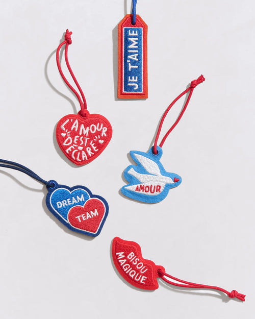 Le porte-clés Amour - bleu - émoi émoi   - 2 