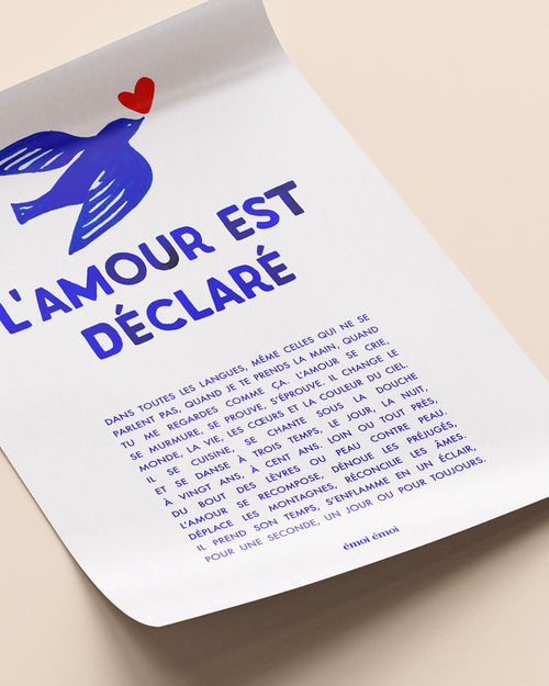 L'affiche L'amour est déclaré - A3 - émoi émoi   - 4 