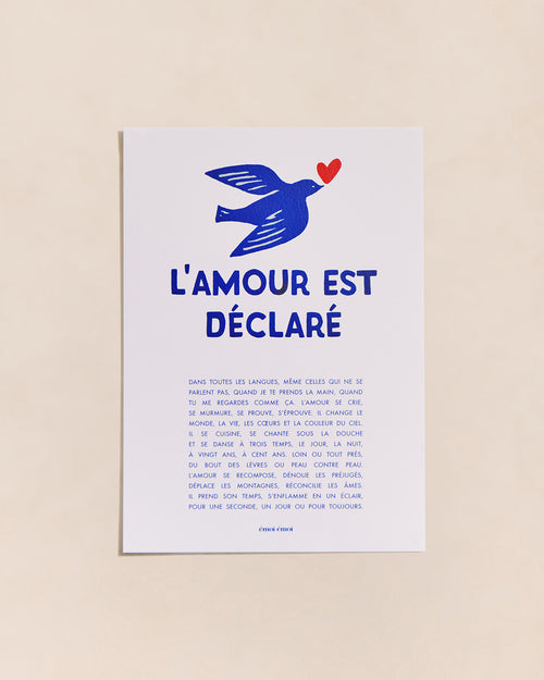 L'affiche L'amour est déclaré - A3 - émoi émoi   - 1 