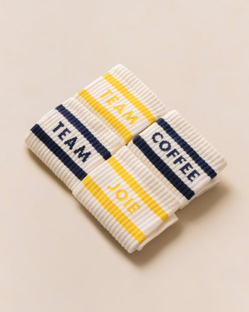 Le duo de paires de chaussettes x Collab Café Joyeux - émoi émoi   - 4 