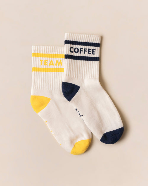 Les chaussettes Team Coffee x Collab Café Joyeux - émoi émoi   - 1 