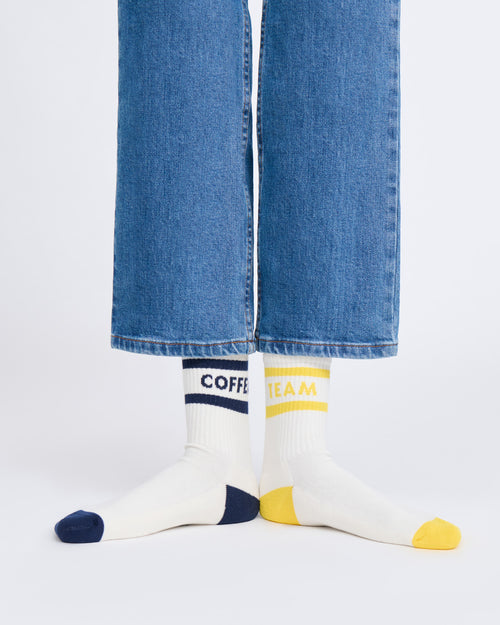 Les chaussettes Team Coffee x Collab Café Joyeux - émoi émoi   - 4 