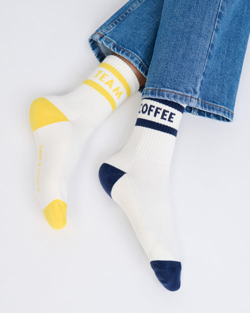 Les chaussettes Team Coffee x Collab Café Joyeux - émoi émoi   - 2 