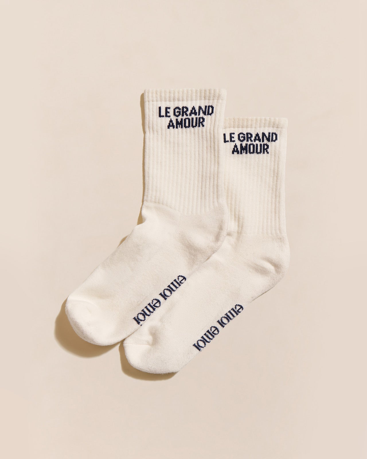 Les chaussettes Le grand amour - crème