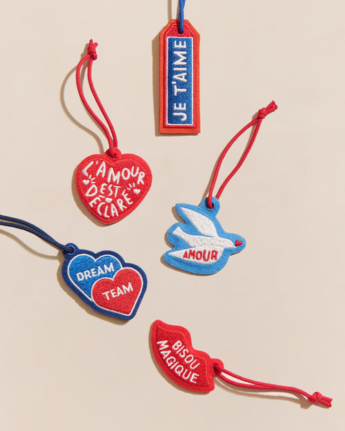 Le porte-clés Amour - bleu - émoi émoi   - 4 