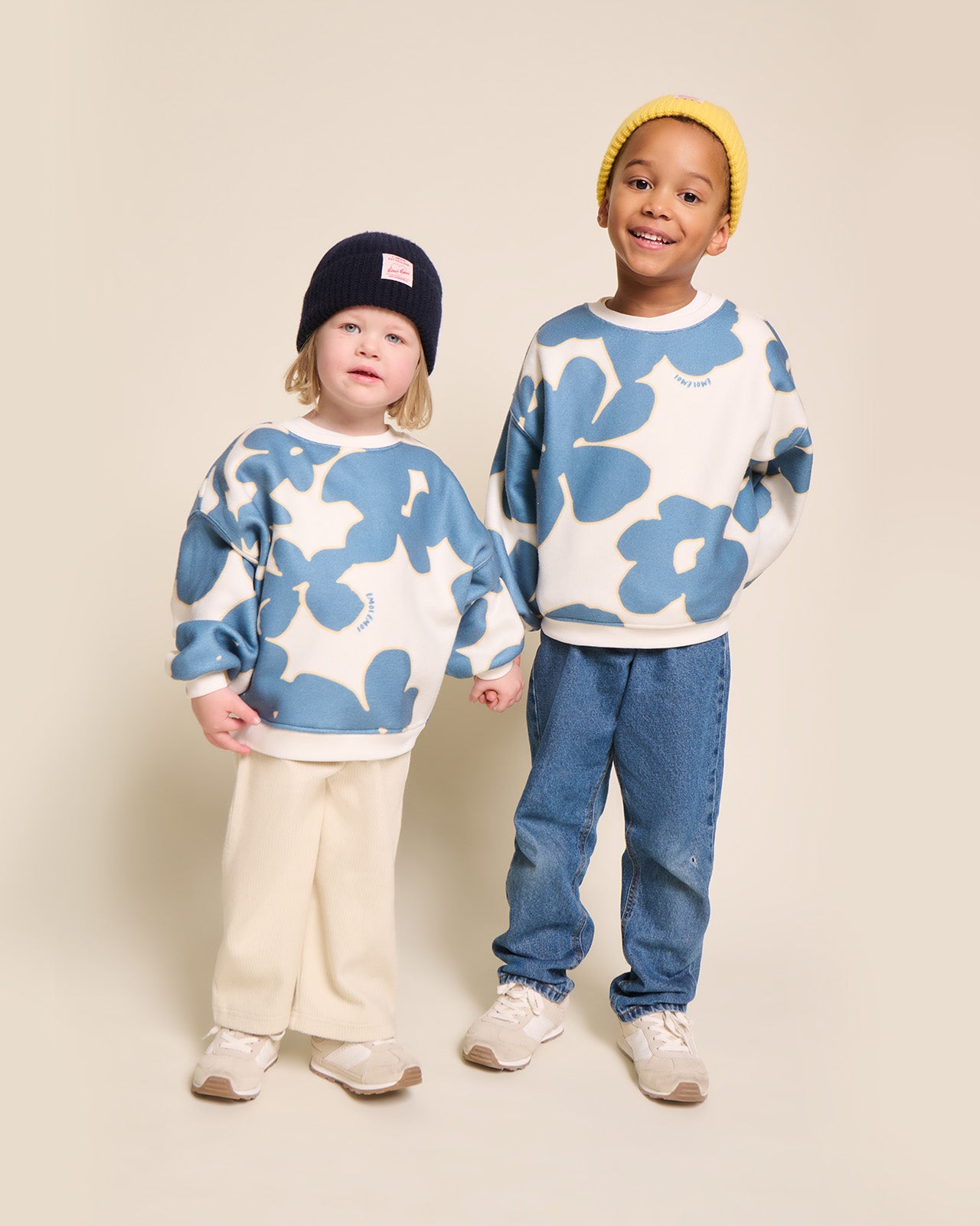 Le sweat Sam en polaire recyclée - fleurs du lac