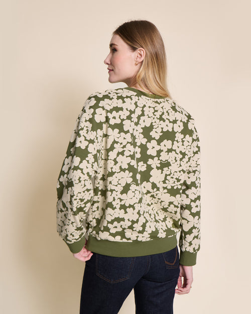 Le sweat Sky en coton bio - Fleurs sauvages - émoi émoi   - 4 