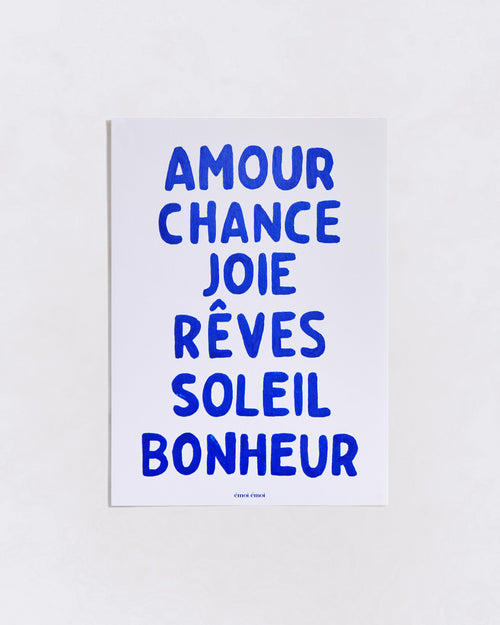 L'affiche Meilleurs voeux - A3 - émoi émoi   - 1 