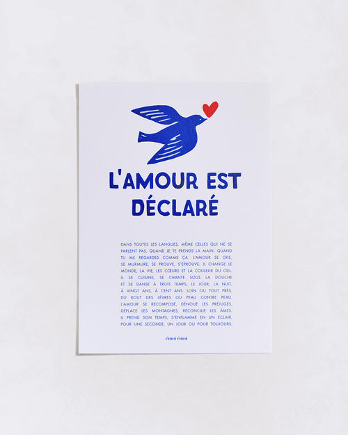 L'affiche L'amour est déclaré - A3 - émoi émoi   - 1 