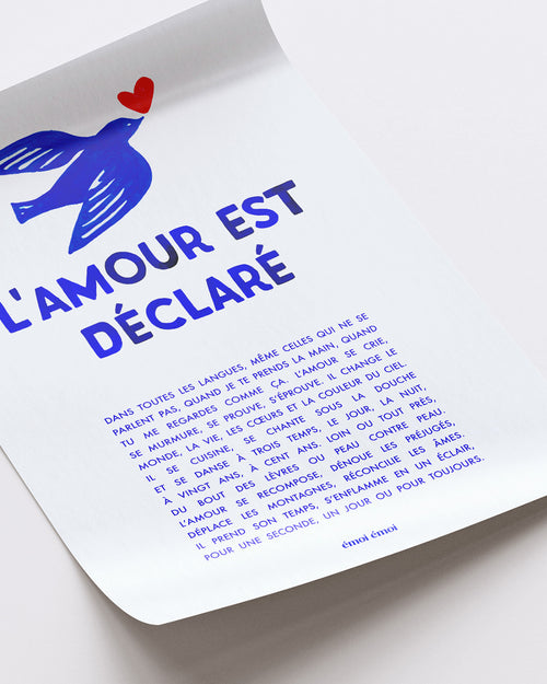 L'affiche L'amour est déclaré - A3 - émoi émoi   - 4 