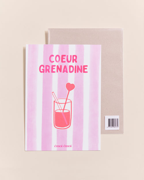 L'affiche Coeur grenadine - émoi émoi   - 4 