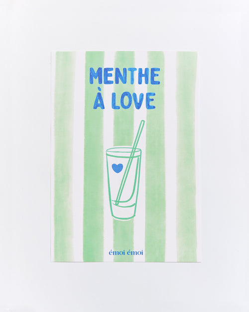 L'affiche Menthe à love - émoi émoi   - 1 
