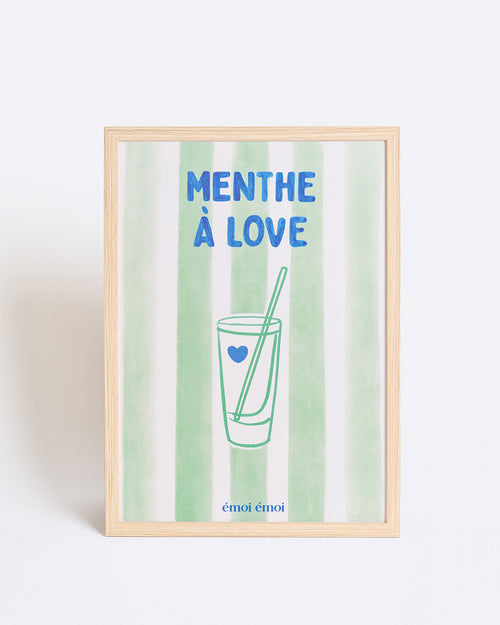 L'affiche Menthe à love - émoi émoi   - 2 