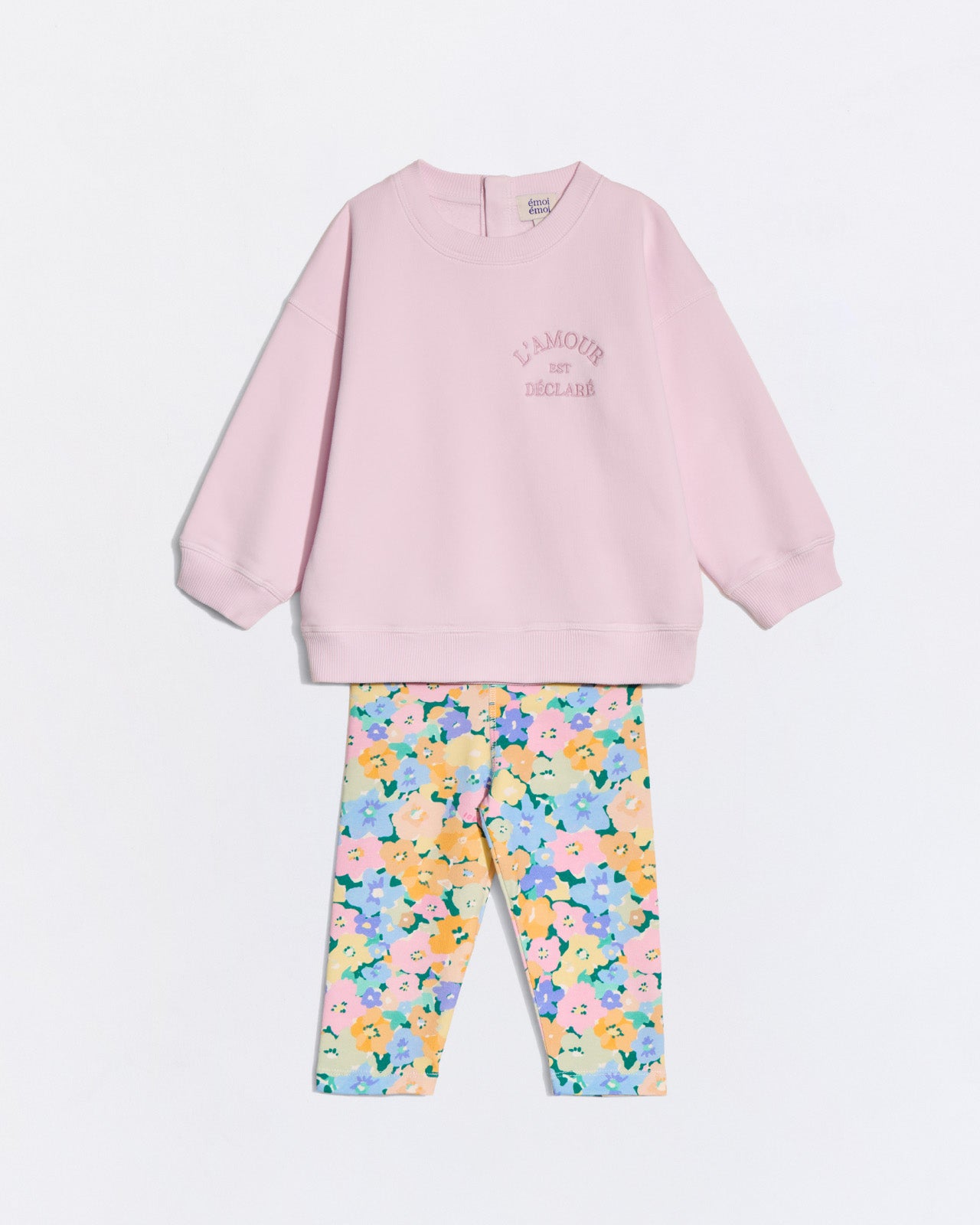 Le legging Louise enfant en coton bio - Fleurs des montagnes
