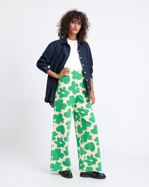 Le pantalon Pauline en coton bio - Lucky heart - émoi émoi   - 4 