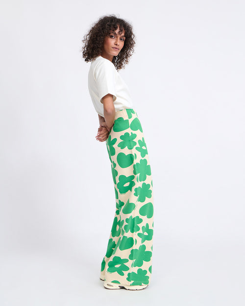Le pantalon Pauline en coton bio - Lucky heart - émoi émoi   - 1 
