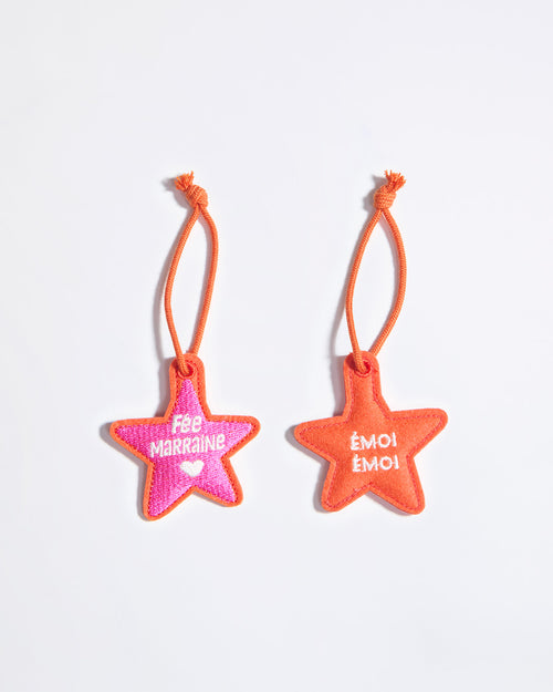 Le porte-clés Fée marraine - fuschia - émoi émoi   - 4 