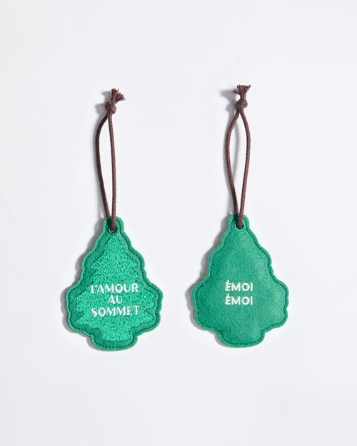 Le porte-clés L'amour au sommet - vert - émoi émoi   - 2 