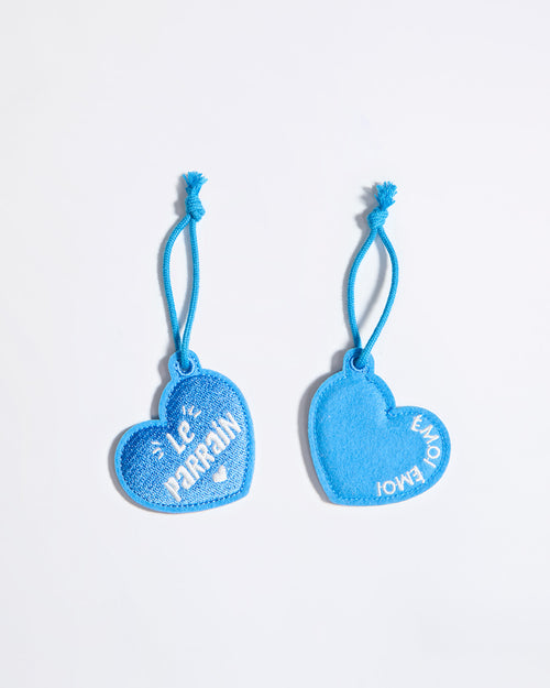 Le porte-clés Le parrain - bleu - émoi émoi   - 4 