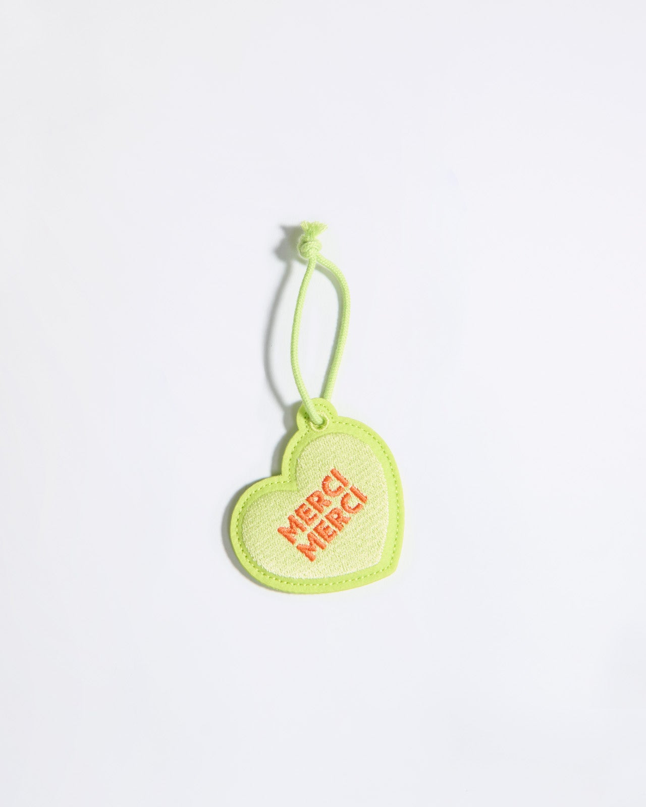 Le porte-clés Merci merci - vert