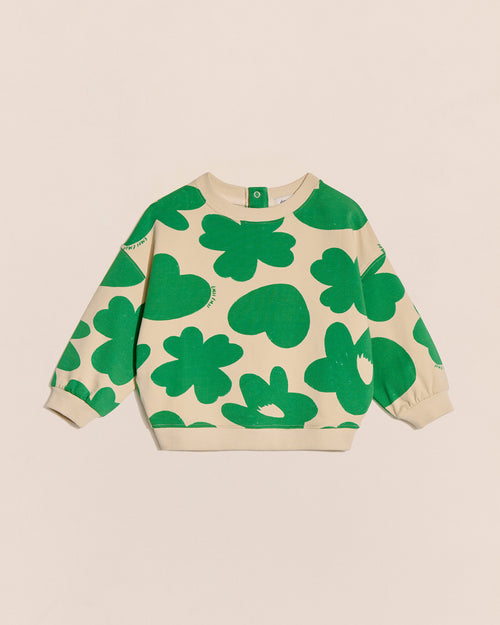 Le sweat Sam en coton bio - Lucky heart - émoi émoi   - 1 