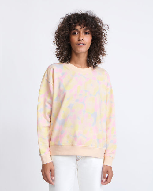 Le sweat Scarlett en coton bio - Dream flowers - émoi émoi   - 4 