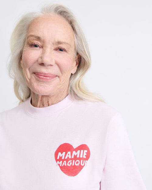 Le t-shirt Mamie magique en coton bio - rose - émoi émoi   - 1 