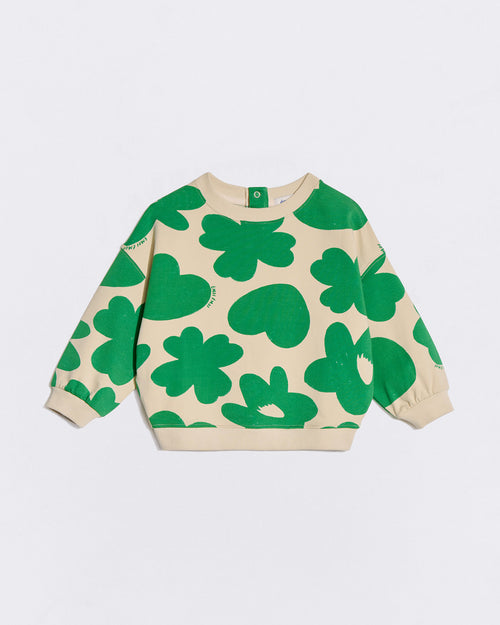 Le sweat Sam en coton bio - Lucky heart - émoi émoi   - 1 