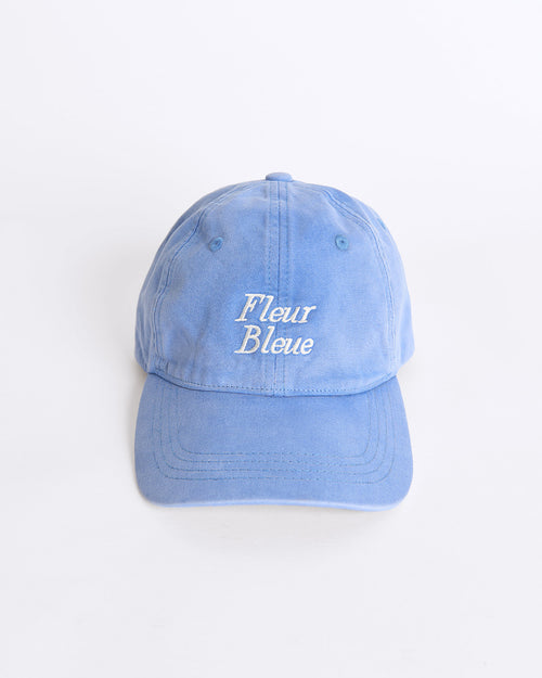 La Casquette Fleur bleue - garment dye - émoi émoi   - 2 