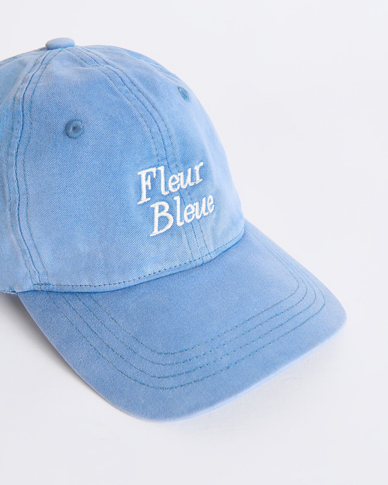 La Casquette Fleur bleue - garment dye
