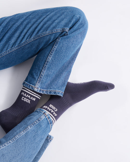 Les chaussettes Maman cool - encre - émoi émoi   - 2 