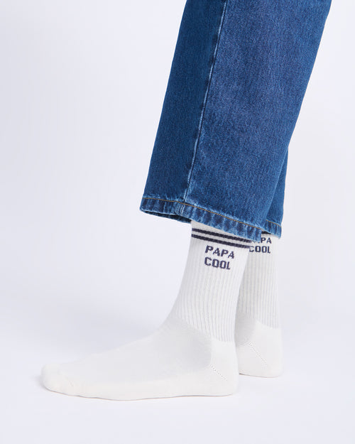 Les chaussettes Papa cool - crème - émoi émoi   - 2 