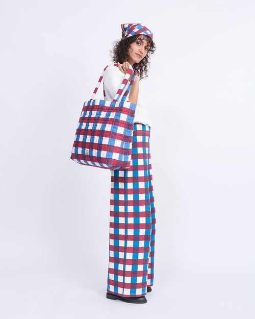 Le foulard Garden vichy - multicolore - émoi émoi   - 4 